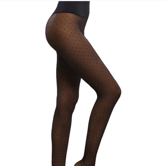 New Commando The Dotty Sheer Tights - Picture 7 of 7